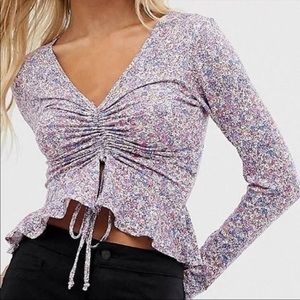 NWOT ASOS Cinched Top